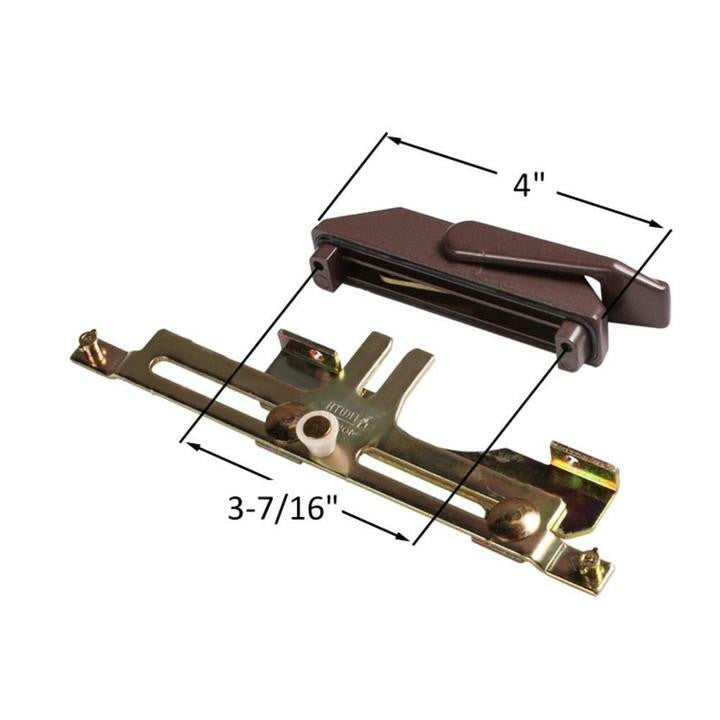 Truth Hardware Casement Window Multi-Point Sash Lock Assembly - Brown
