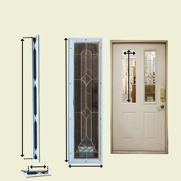 Therma-Tru 20 x 64 Ig Surround Only- for 1/2 or 1 Inch Glass, 1 Lite