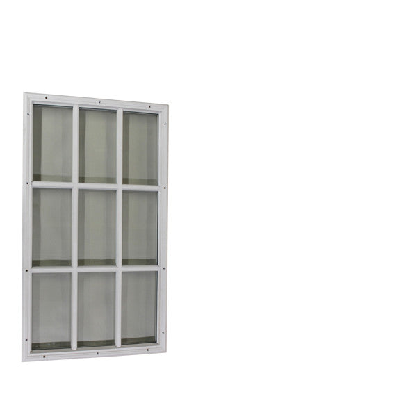 Therma-Tru 22 x 36 x 1/2 9-Lite Surround w/ Glass Door Lite
