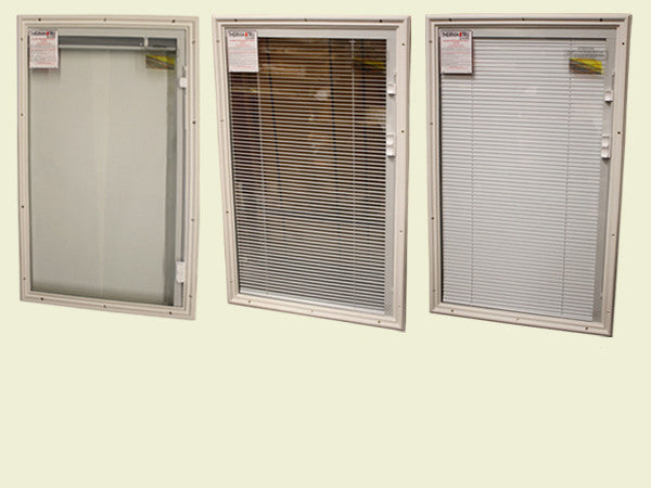Therma-Tru 22 x 36 x 1 Surround with Internal Venetian Blinds Door Lite