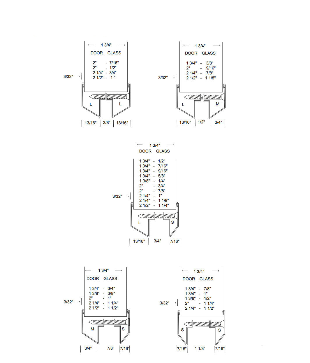 Commercial Door Lite Frames, 24" x 32" Low Profile Metal, Screw Together - Dark Bronze