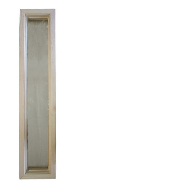 Wood Frame Door Lite 4 x 48 Single Pane Glass