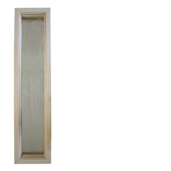 Wood Frame Door Lite 6 x 30 Single Pane Glass