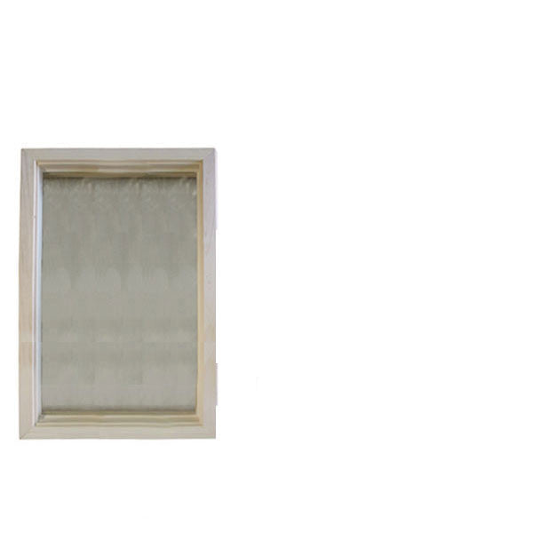 Wood Frame Door Lite 22 x 36 Single Pane Glass