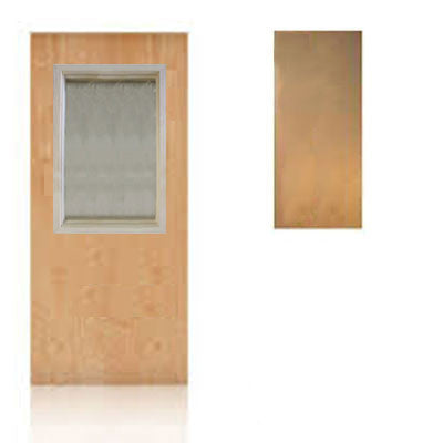 Wood Frame Door Lite 22 x 36 Single Pane Glass