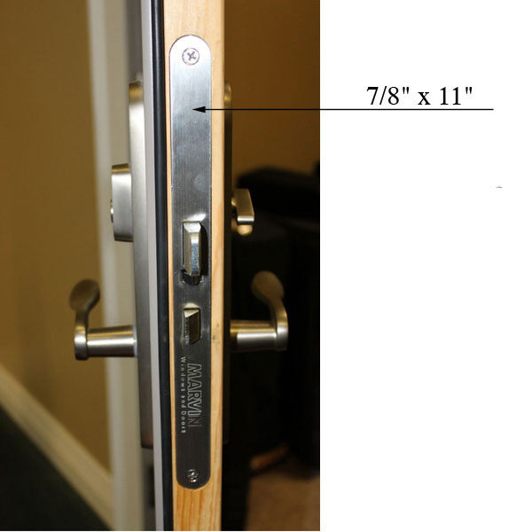 Marvin Face Plate, Active Panel Lock cover 7/8" x 11"