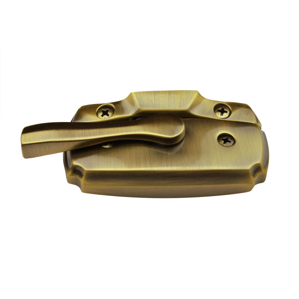 Woodwright® Double-Hung Sash Lock 0102630 Double-Hung Lock Set - Antique Brass