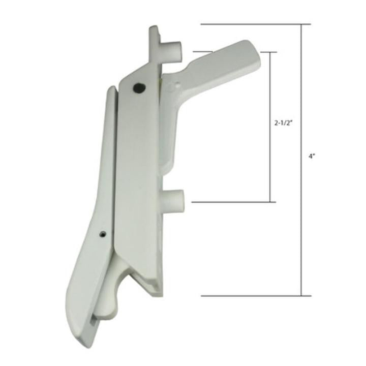 Casement Window Multi-Point Locking Handle with 2-1/2" Mounting Holes