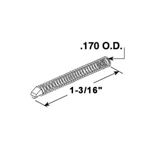 1-3/16 inch Slide Bolt Spring with Retainer