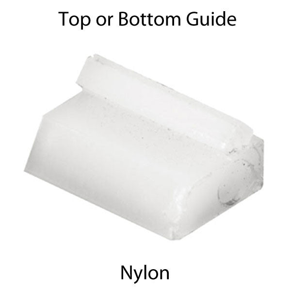 Guide (Top or Bottom) - Sliding Windows, Glides / Guides - Nylon *DISCONTINUED*