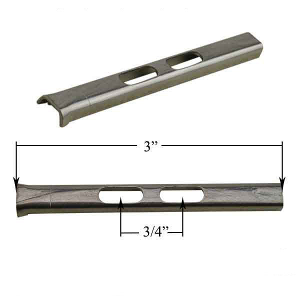 Pivot Bar, 3", 2 Slotted Holes, Flared End