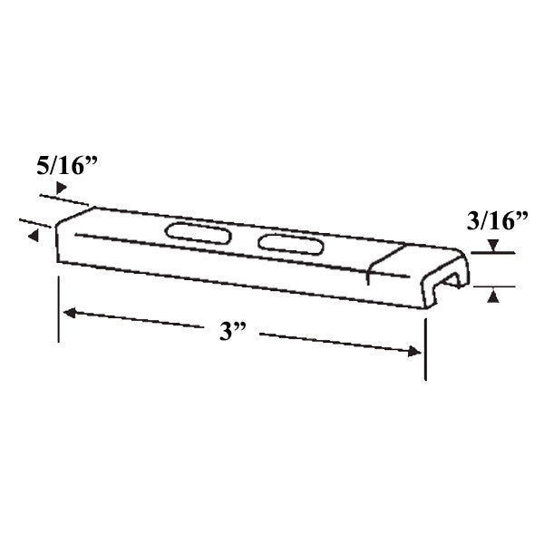 Pivot Bar, Stamped Steel - 85 Series Tilt Balance Rod