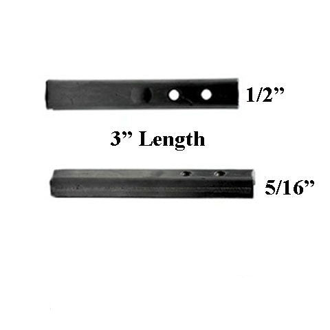 Pivot Bar, 1/2" x 5/16" Steel, 2 Holes, Heavy Duty
