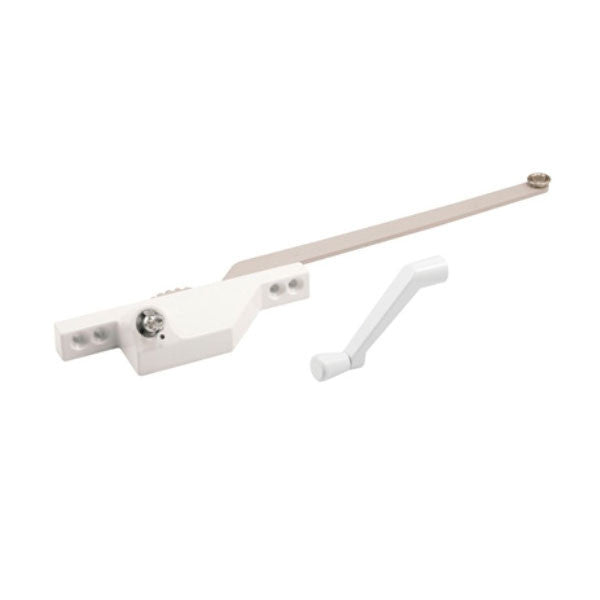 Truth 9-1/2" Single Arm Operator with Handle, LH - White