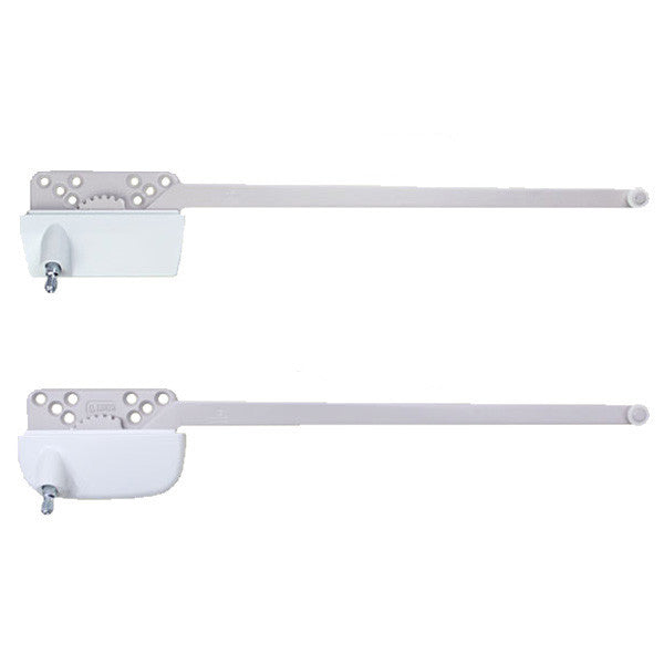 Discontinued Old Style Right Hand 13-1/2 Inch Straight Arm Casement Operator - White