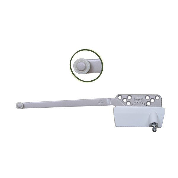 Truth 9-1/2 Single Arm Operator, Offset Arm - White, Left Hand - 5504199 *DISCONTINUED*
