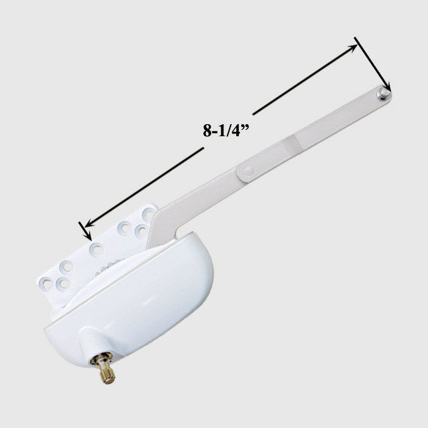 Left Hand Split Arm Casement Operator - White