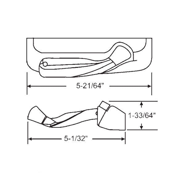 Truth Tango Folding Handle with Cover, Encore Operator, Right Hand