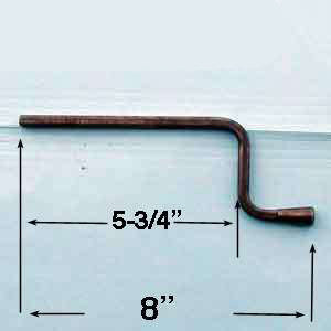 5/16 inch Hex Drive Bar, 8-5/8 Length