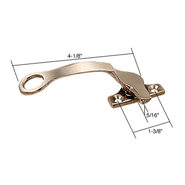Locking Handle, Casement, 1-3/8”, Left Hand BZ Ring Type