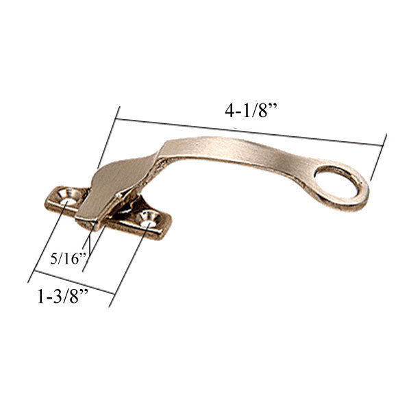 Locking Handle, Casement, 1-3/8”, Right Hand BZ Ring Type