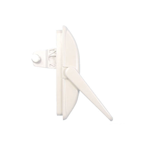 Single Point Locking Handle, Bend Straight Pin, 33mm, Non-Handed - G2 White