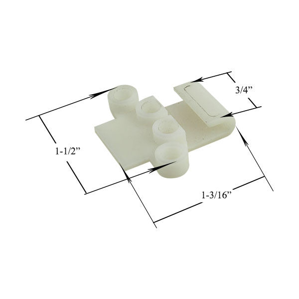 Guide, Adjustable Tie Bar, Casement - White - 556081