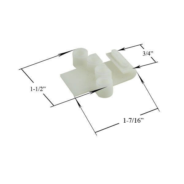 Guide, Adjustable Tie Bar, Casement - White - 556082