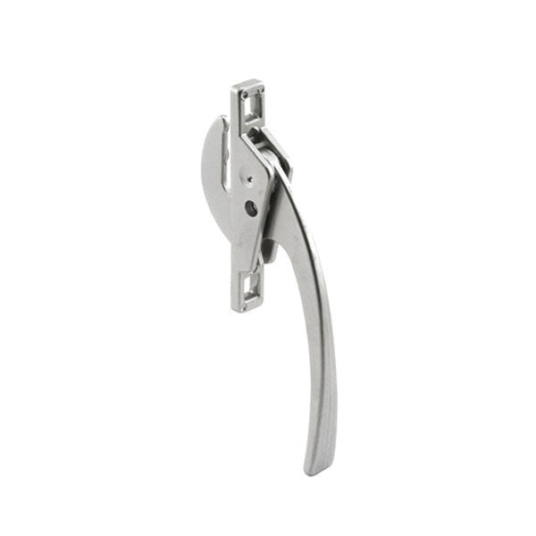 Casement Window Universal Locking Handle, Zinc Diecast, Non-Handed - Aluminum