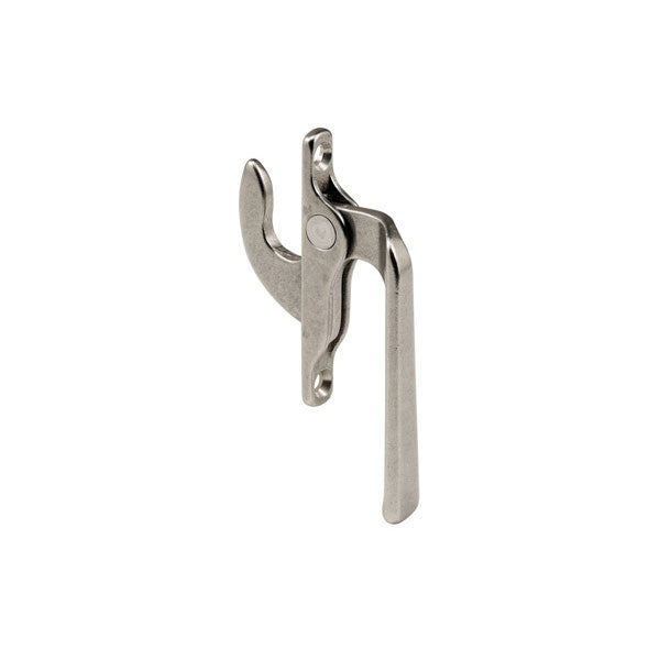 Locking Handle W/ 2-5/8 In Hole Center For Casement Window - Polished White Bronze -Choose Handing