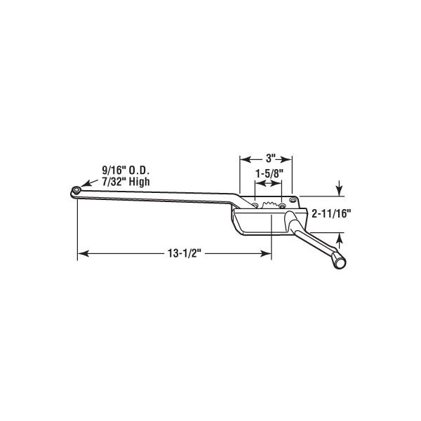 Replacement Surface Mount Casement Operator