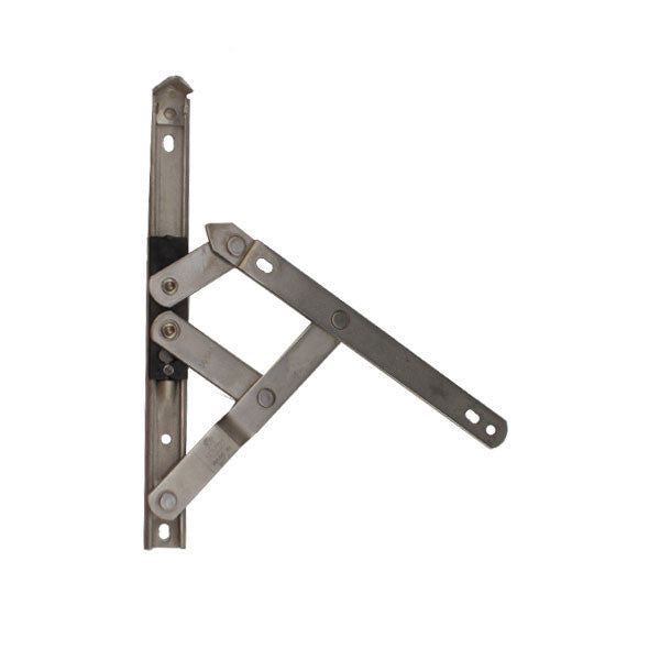 4 Bar Hinges 8 inch Window Track, Truth 34.17 - Stainless Steel