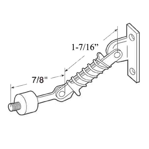 Awning Window Link, Spring Loaded with Twist Cap, Long 1-7/16" *Discontinued*
