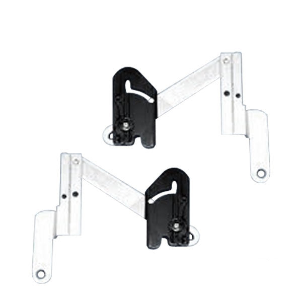 Anderson Vent Hinges, with Black Plastic Guide, Left & Right Hand