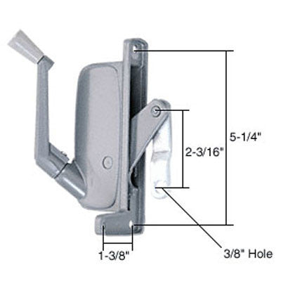 Operator, Type 2 Awning Window, Aluminum, Stanley-C&E LH