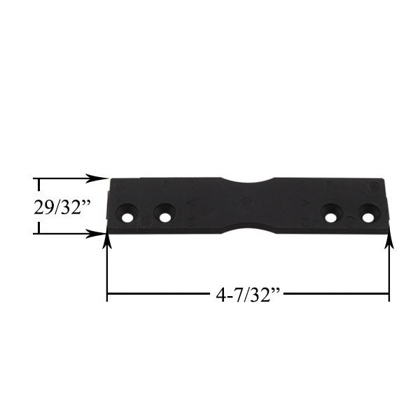 4-7/32 inch Top Spacer - Black