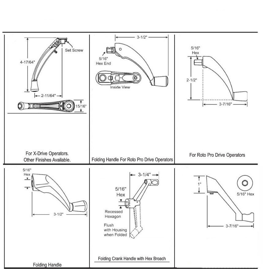 Roto 8-1/64" Split Arm, X-Drive, RH Wood Window Application - White