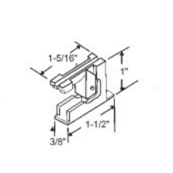 1/2" Ribbed Channel Balance for Jambliners, #16 End Bracket
