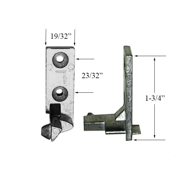 Tilt Window Pivot Pin for Locking Cam, Old Style, Left Hand