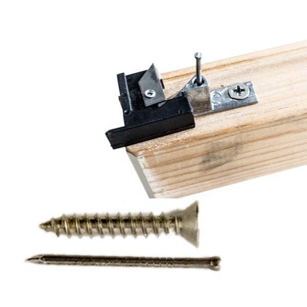 Tilt Window Cam Pivot Pin, Zinc, Left Hand - Mill Finish