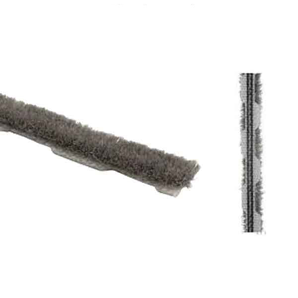 Weatherstrip .187" Backing x .156" Pile Height - Gray *DISCONTINUED*