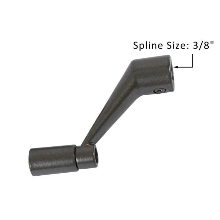 Window Crank Handle For 3/8" Spindle - Brown