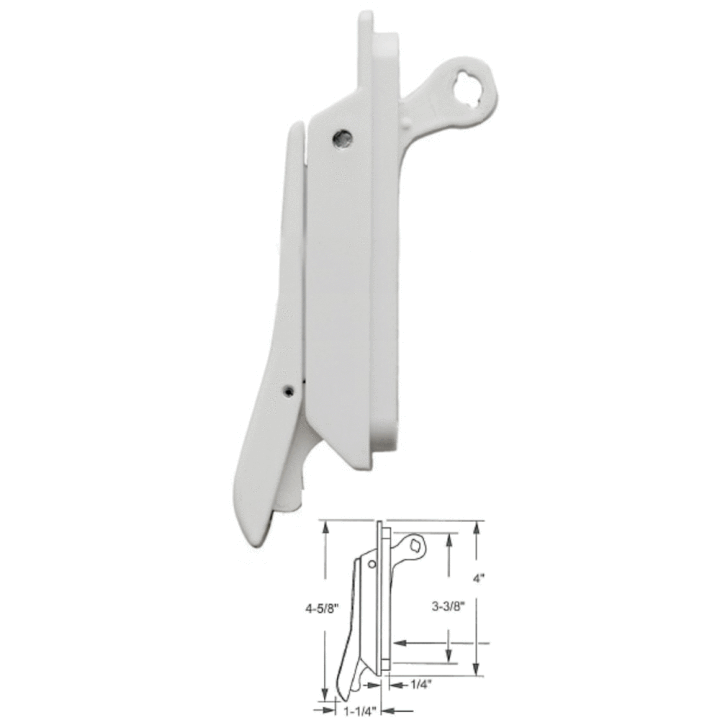 Multipoint Locking Handle With 3-3/8" Screw Holes