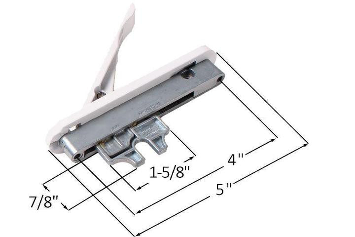 Interlock Slim Handle - 7/8" Fork - White