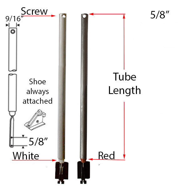 5/8 Standard Tip, Balance Rod, Red Bearing