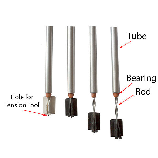 5/8 Double Extended Tip, Balance Rod - Red Bearing