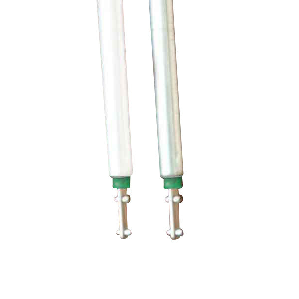 3/8 Inch Spiral Tilt-In Window Balance Rod with Green Bearing and Double Pins