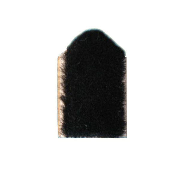 Dust Corner Pad, 1-1/4 x 2, Adhesive Back