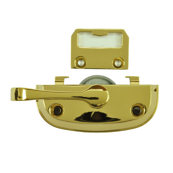 Sash Lock and Keeper - 200 Series Tilt-Wash Double-Hung Window 9022213 Sash Lock and Keeper, Bright Brass