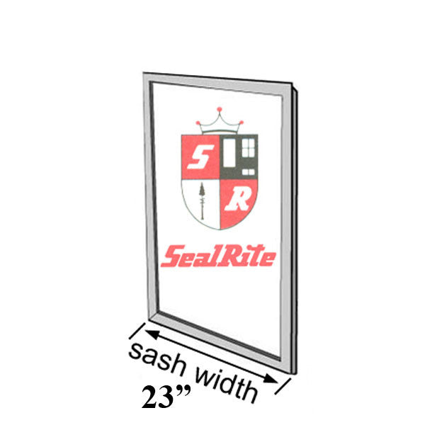 SealRite Primed Wood Casement Sash 20" Width (Glass Width); Glass Not Included